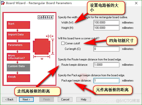 Cadence Allegro通过向导绘制板框的方法_PCB设计_12